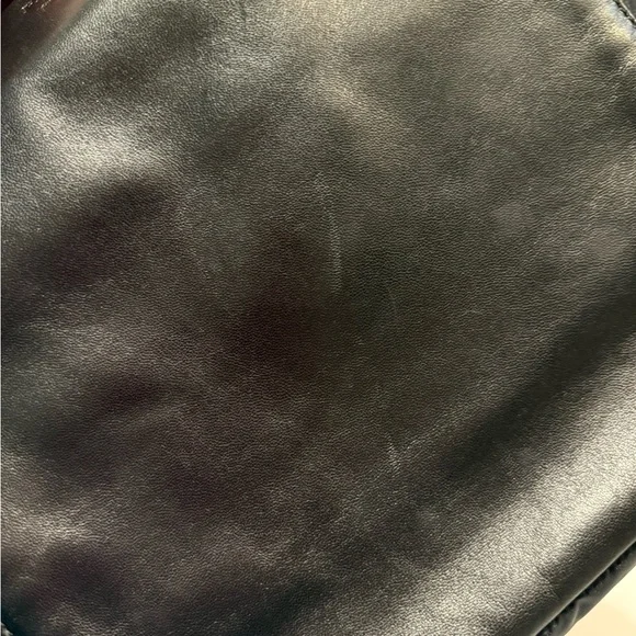 Prada Black Leather& Canvas Tote Bag - Picture 11 of 13